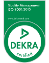 DEKRA — certyfikat ISO 9001:2015