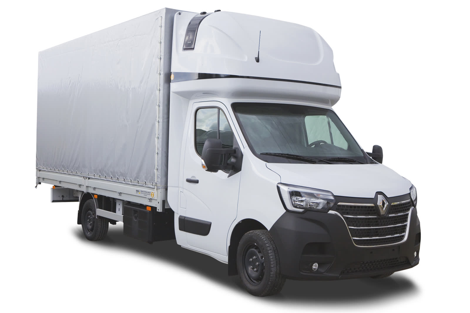 Burtofirana jednostronna z wysoką kabiną sypialną na podwoziu Renault Mater 2019r | Moto Wektor