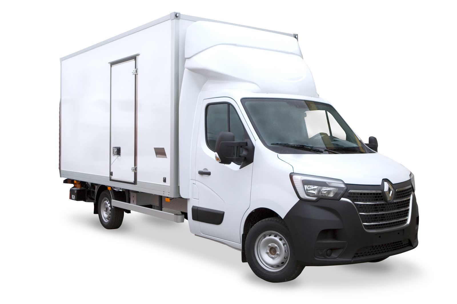 Kontener z windą samozaładowczą na Renault Master | Moto Wektor