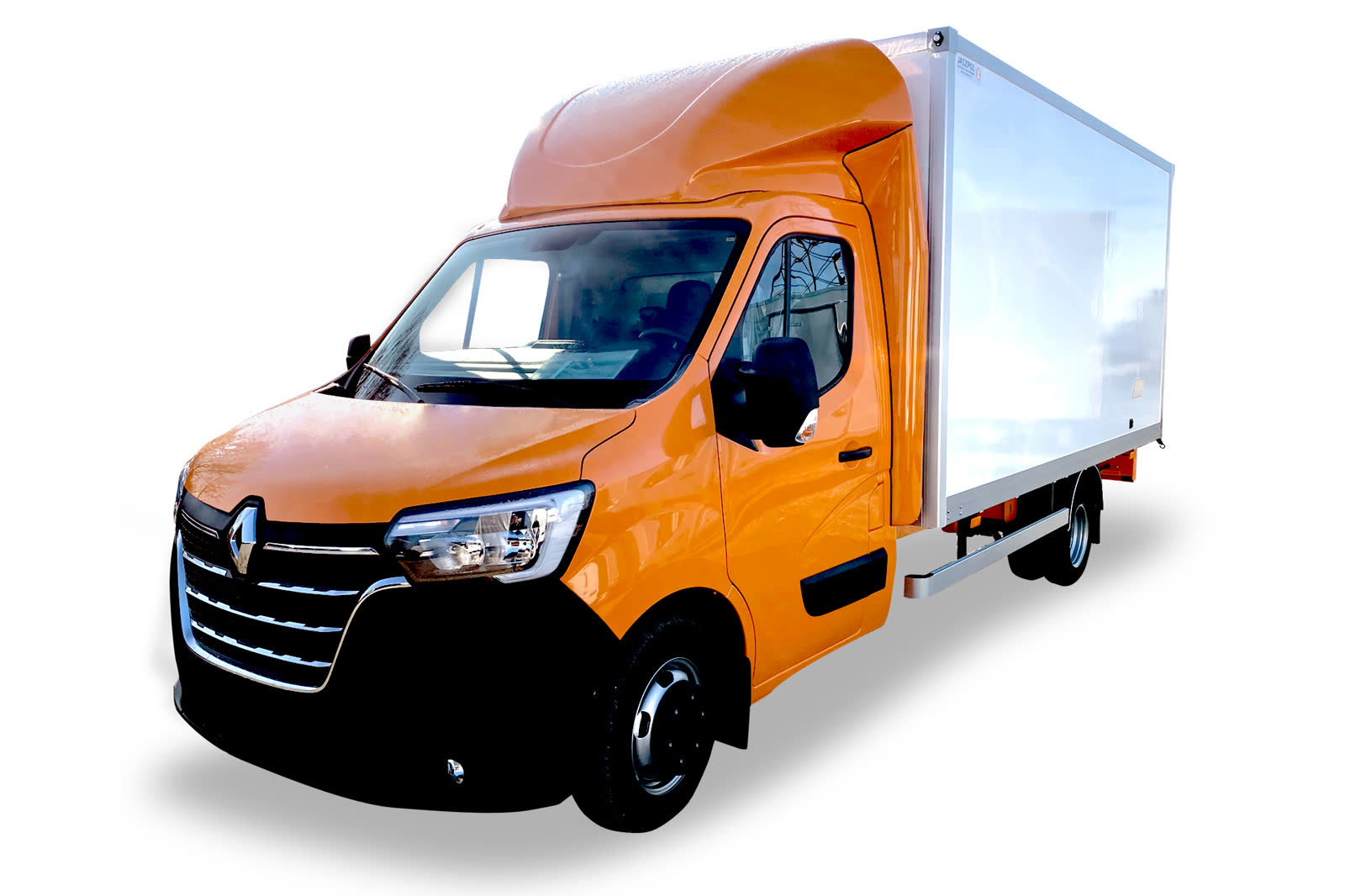 Kontener plaster miodu na pomarańczowym Renault Master — zdjęcie 3 | Moto Wektor
