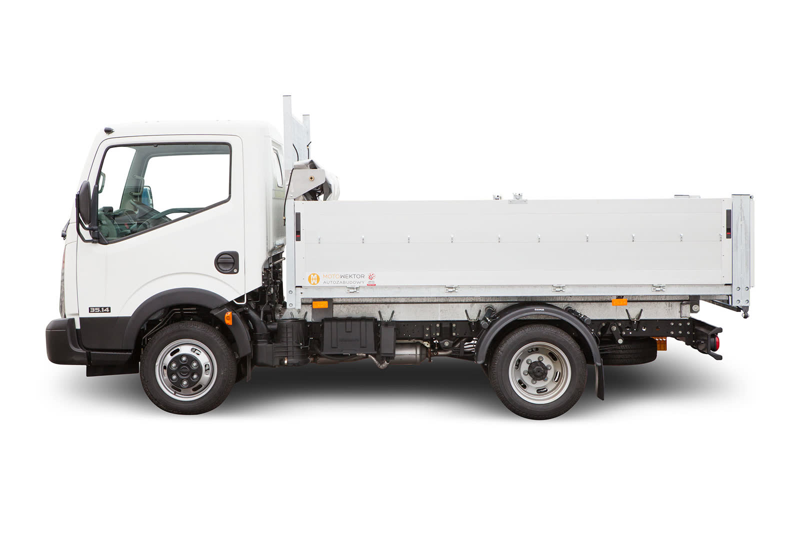 Wywrotka z plandeką Nissan Cabstar | Moto Wektor