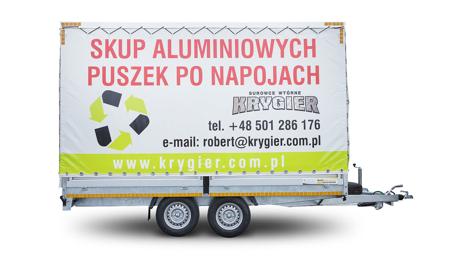 Adaptacja przyczepy do przewozu surowców wtórnych — zdjęcie 2 | Moto Wektor
