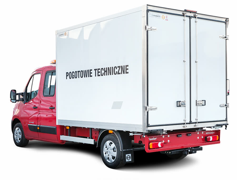 Kontener aluminiowy z boczną roletą — zdjęcie 3 | Moto Wektor